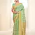 sea green silk woven work traditional saree