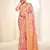 pink silk woven work traditional saree