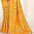 yellow woven work traditional saree