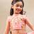 Pink printed chanderi lehenga