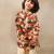 Multicolor printed chanderi kurta set
