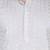 Men's gray cotton chikankari embroidered kurta with cream churidar (rg-50715-36)