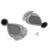 Ethnic silver oxidized indian wedding bollywood teardrop shaped dangle earrings for women (e3320ox)