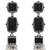 Ethnic silver oxidized indian wedding bollywood boho earrings for women (e3322oxb)