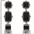 Ethnic silver oxidized indian wedding bollywood boho earrings for women (e3322oxb)