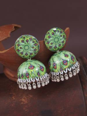 Ethnic  indian wedding bollywood jhumka earrings for women  1