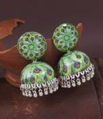 Ethnic  indian wedding bollywood jhumka earrings for women 