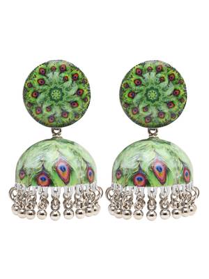 Ethnic  indian wedding bollywood jhumka earrings for women  2