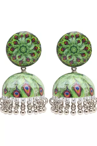 Ethnic  indian wedding bollywood jhumka earrings for women 