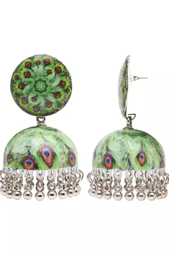 Ethnic  indian wedding bollywood jhumka earrings for women 