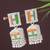 National flag ethnic jhumka earrings for women (e3326s)