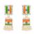 National flag ethnic jhumka earrings for women (e3326s)