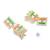 National flag ethnic jhumka earrings for women (e3326s)