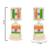 National flag ethnic jhumka earrings for women (e3326s)