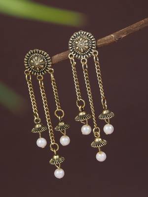 Indian wedding bollywood lightweight multi layered dangle jhumka earrings for women  1