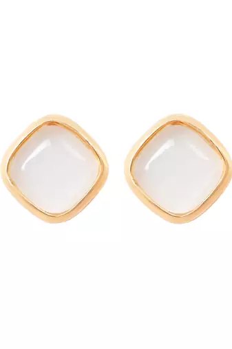 Mother of pearl latest stylish lightweight radiance stud earrings for women 