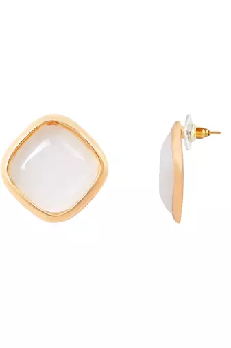 Mother of pearl latest stylish lightweight radiance stud earrings for women 