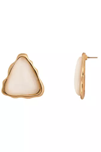 Latest stylish lightweight mother of pearl stud earrings for women 