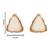 Latest stylish lightweight mother of pearl stud earrings for women (e3358w)