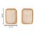 Mother of pearl radiance stud earrings with refined  frame (e3359w)