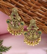 Traditional style jhumka with ghungroo earrings for women 