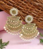 Kundan traditional designer chandbalis earrings for women 