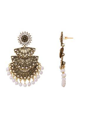 Kundan traditional designer chandbalis earrings for women  3