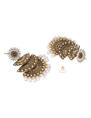 Kundan traditional designer chandbalis earrings for women  4