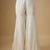 Ivory embroidered satin cape set