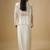 Ivory embroidered satin cape set