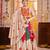 BEIGE THREAD EMBROIDERED & MIRROR WORK VISCOSE COTTON TRADITIONAL NAVRATRI FESTIVAL WEDDING GARBA STITCHED LEHENGA CHOLI
