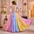 LAVENDER PINK EMBROIDERED & REAL MIRROR WORK VISCOSE COTTON MARRIAGE FUNCTION PARTY WEAR FESTIVAL STITCHED LEHENGA CHOLI