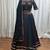 BLACK MULTICOLOR THREAD EMBROIDERED & MIRROR WORK VISCOSE COTTON TRADITIONAL NAVRATRI FESTIVAL STITCHED LEHENGA CHOLI