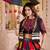 BLACK KUTCHI EMBROIDERED & MIRROR WORK VISCOSE COTTON TRADITIONAL NAVRATRI GARBA FESTIVAL STITCHED LEHENGA CHOLI JACKET