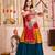 MULTICOLOR EMBROIDERED & MIRROR WORK VISCOSE COTTON TRADITIONAL NAVRATRI FESTIVAL GARBA STITCHED LEHENGA CHOLI
