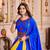 BLUE MULTICOLOR EMBROIDERED & MIRROR WORK VISCOSE COTTON TRADITIONAL NAVRATRI FESTIVAL GARBA STITCHED LEHENGA CHOLI