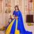 BLUE MULTICOLOR EMBROIDERED & MIRROR WORK VISCOSE COTTON TRADITIONAL NAVRATRI FESTIVAL GARBA STITCHED LEHENGA CHOLI