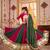 MAROON GREEN EMBROIDERED & MIRROR WORK VISCOSE COTTON TRADITIONAL NAVRATRI FESTIVAL GARBA STITCHED LEHENGA CHOLI