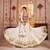 WHITE EMBROIDERED & MIRROR WORK VISCOSE COTTON TRADITIONAL NAVRATRI FESTIVAL GARBA STITCHED LEHENGA CHOLI