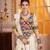 WHITE EMBROIDERED & MIRROR WORK VISCOSE COTTON TRADITIONAL NAVRATRI FESTIVAL GARBA STITCHED LEHENGA CHOLI