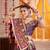 PURPLE KUTCHI EMBROIDERED & MIRROR WORK VISCOSE COTTON TRADITIONAL NAVRATRI FESTIVAL GARBA STITCHED LEHENGA CHOLI