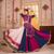 NAVY BLUE RANI KUTCHI EMBROIDERED & MIRROR WORK VISCOSE COTTON TRADITIONAL NAVRATRI FESTIVAL STITCHED LEHENGA CHOLI