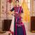 NAVY BLUE RANI KUTCHI EMBROIDERED & MIRROR WORK VISCOSE COTTON TRADITIONAL NAVRATRI FESTIVAL STITCHED LEHENGA CHOLI
