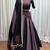 BLACK PURPLE KUTCHI EMBROIDERED & MIRROR WORK VISCOSE COTTON TRADITIONAL NAVRATRI GARBA FESTIVAL STITCHED LEHENGA CHOLI