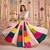 WHITE KUTCHI EMBROIDERED & MIRROR WORK VISCOSE COTTON TRADITIONAL NAVRATRI GARBA FESTIVAL STITCHED LEHENGA CHOLI JACKET