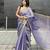 Hand embroidered sequins work - tissue linen saree