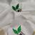 Handwoven white linen saree with embroidery work