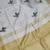 Handwoven white linen saree with embroidery work