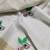 Handwoven white linen saree with embroidery work