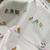 Handwoven white linen saree with embroidery work